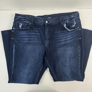 Plus Size KanCan™ Flare High Rise Jean‎ size 24 womens blue 6066